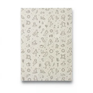 German Wallpaper Youth and Children 10m x 0.53m Beige, Model 469127