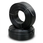 HDPE Pipes PE 63 Pressure 4 Bar Outside Diameter 90 mm Thickness 3.5 mm Black
