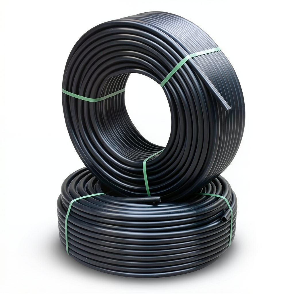 Al-Rajhi HDPE Pipes PE 63 Pressure 4 Bar 110 mm Diameter 4.2 mm Thickness Black