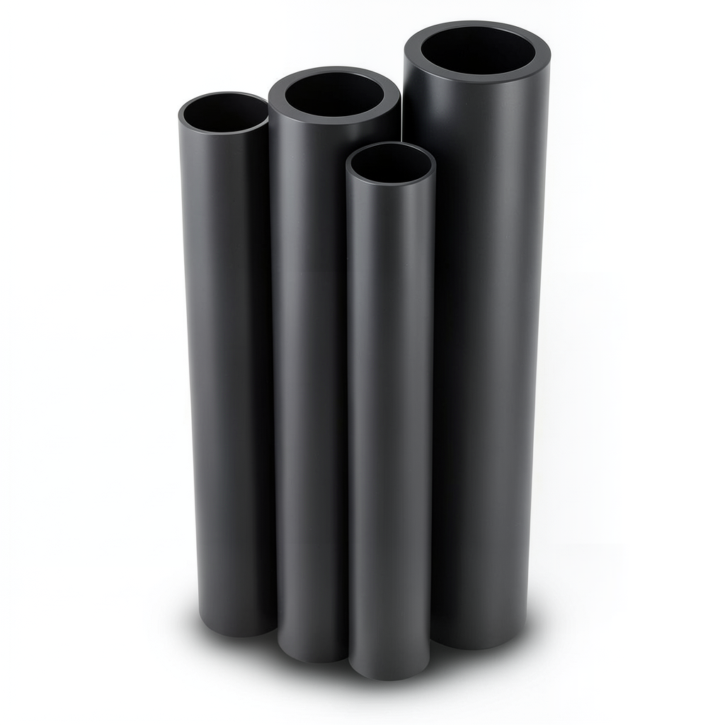 مواسير HDPE الراجحي PE 63 ضغط 4 بار قطر خارجي 140 مم سمك 5.4 مم لون أسود