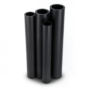 HDPE Pipes PE 63 Pressure 4 Bar Outside Diameter 180 mm Thickness 6.9 mm Black
