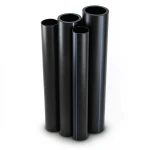 Al-Rajhi HDPE Pipes PE 63 Pressure 4 Bar Outside Diameter 200 mm Thickness 7.7 mm Black