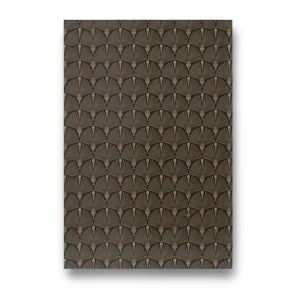 Patterned Wallpaper Dark Brown, 10m x 0.53m, Model 10346-15