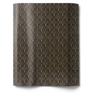 Patterned Wallpaper Dark Brown, 10m x 0.53m, Model 10346-15