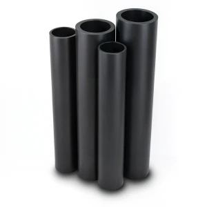 مواسير HDPE PE 63 ضغط 4 بار قطر 250 مم سمك 9.6 مم لون أسود
