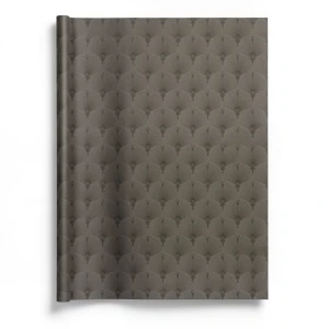 Patterned Wall Decoration 10m x 0.53m Dark Beige