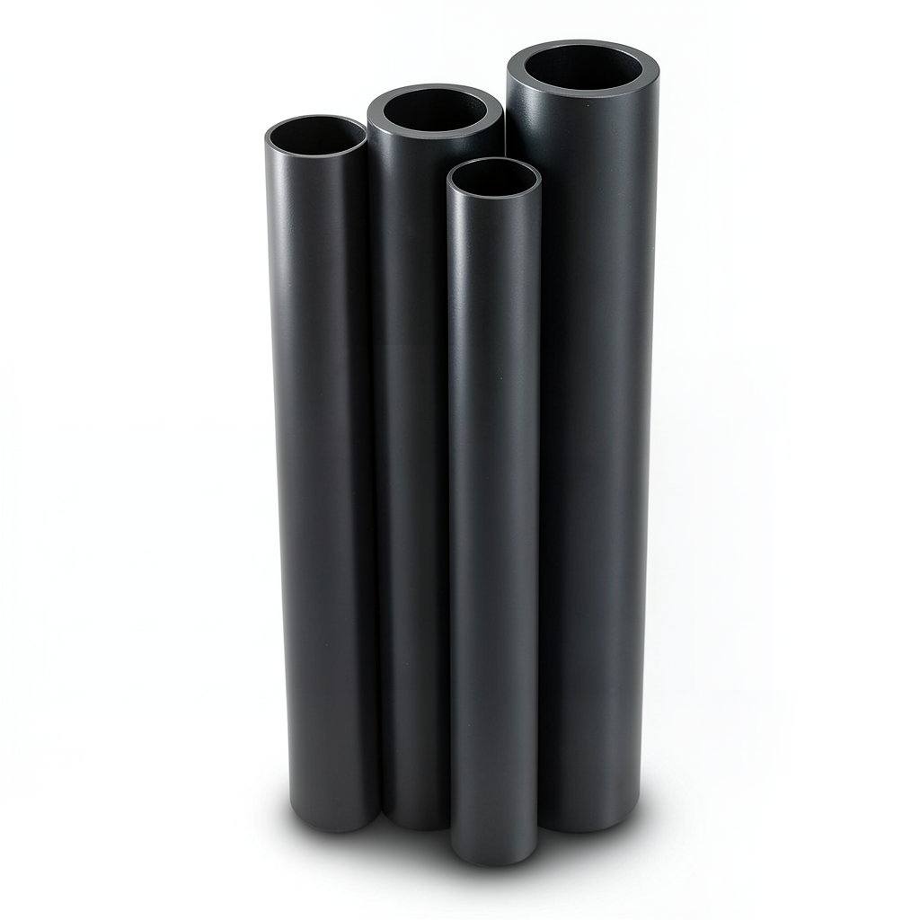 Al-Rajhi HDPE Pipes PE 63 Pressure 4 Bar Outside Diameter 280 mm Thickness 10.7 mm Black