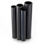 مواسير HDPE PE 63 ضغط 4 بار قطر خارجي 315 مم سمك 12.1 مم لون أسود
