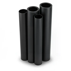 مواسير HDPE PE 63 ضغط 4 بار قطر 355 مم سمك 13.6 مم لون أسود