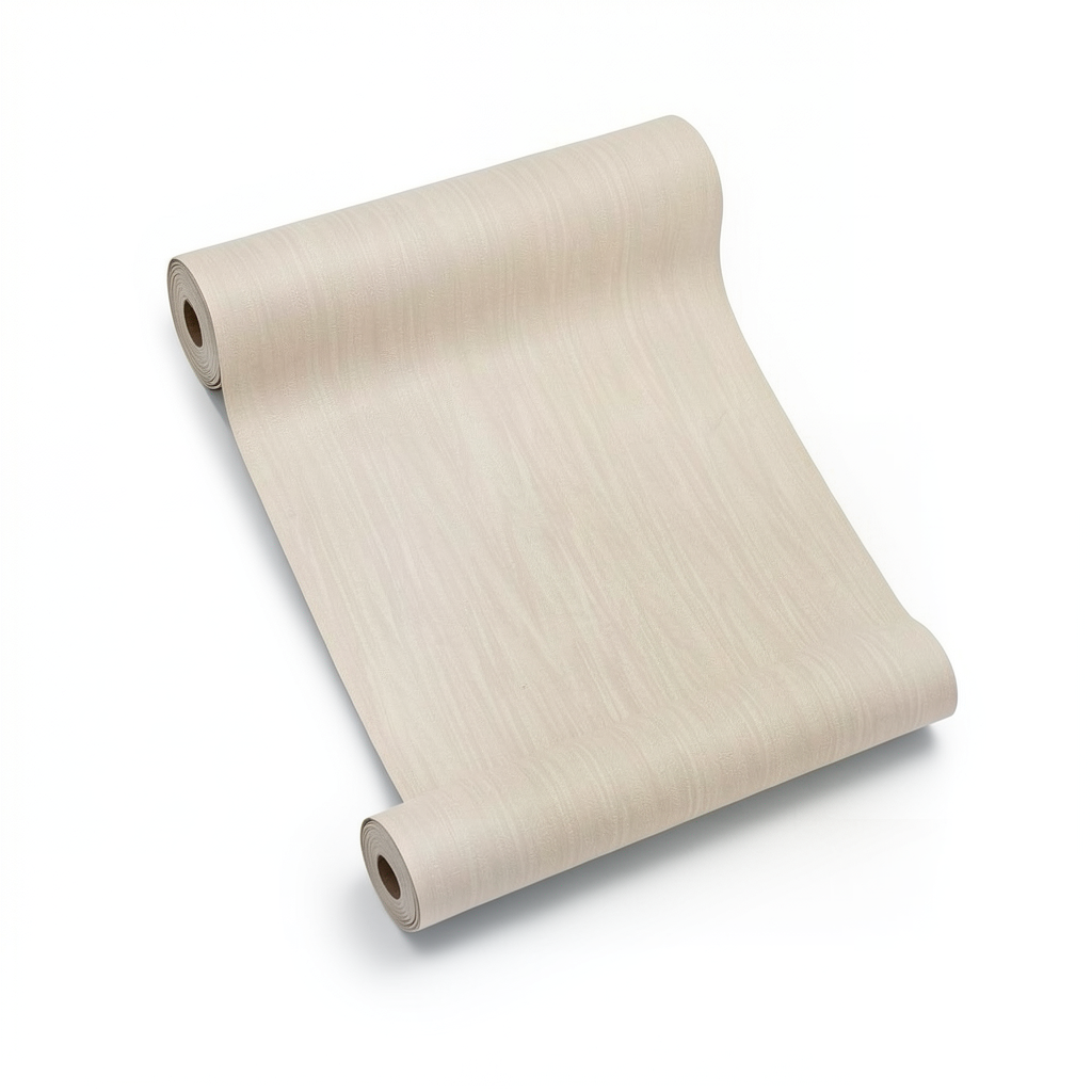 Italian Wall Covering Beige Color, 10m Length, 0.73m Width, Model 26031