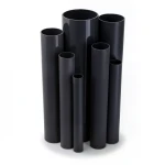مواسير UPVC مقاس 4 إنش سمك 5.44 مم ضغط 13.8 بار لون اسود
