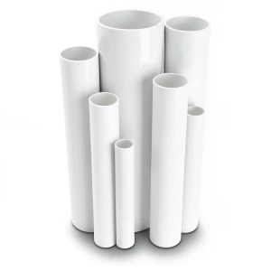 مواسير UPVC مقاس 6 إنش ضغط 6.9 بار سمك 4.11 مم لون أبيض