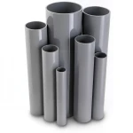 UPVC Pipes 4 Inch Thickness 6.73 mm Pressure 17.2 Bar Gray