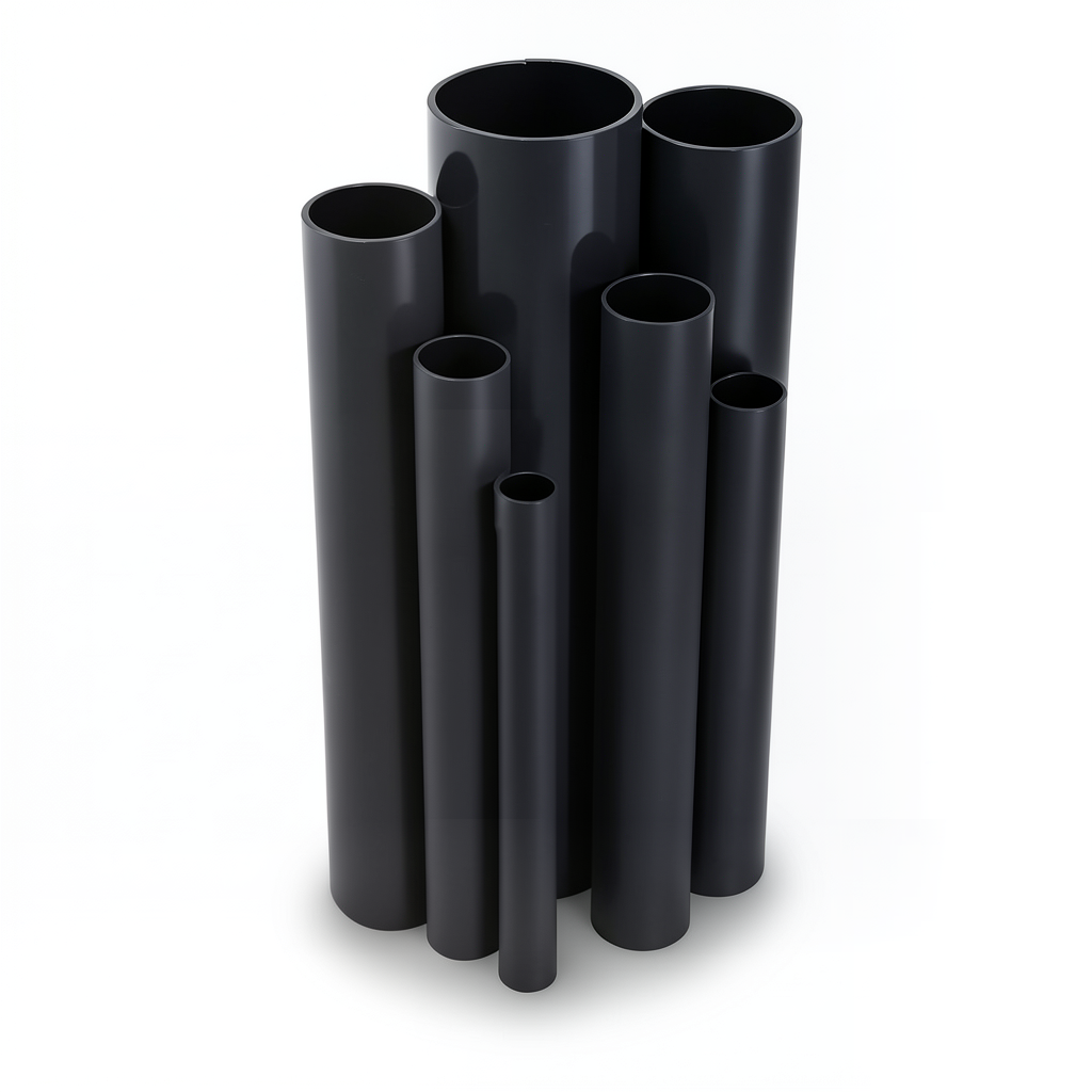 UPVC Pipes Nominal Pressure 6.9 Bar Size 6 inch Thickness 4.11 mm Black