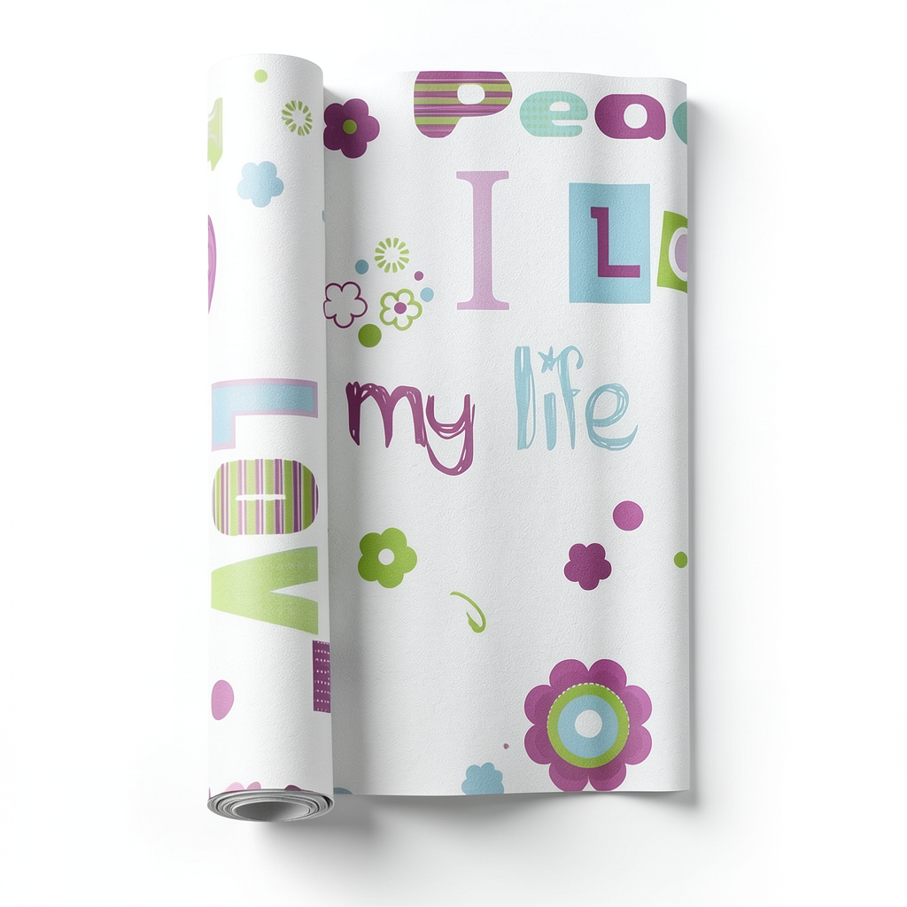 German Wallpaper Youth and Children 10m x 0.53m Multicolor, Model 478419