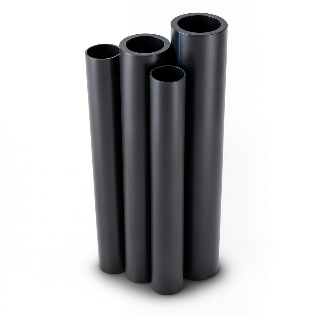 Al-Rajhi HDPE Pipe PE 63 Pressure 4 Bar Outside Diameter 560 mm Thickness 21.4 mm Black