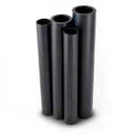 Al-Rajhi HDPE Pipe PE 63 Pressure 4 Bar Outside Diameter 560 mm Thickness 21.4 mm Black