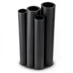 أنابيب HDPE PE 63 ضغط 4 بار قطر خارجي 630 مم سمك 24.1 مم لون أسود