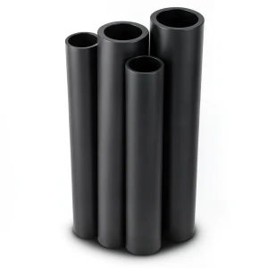 أنابيب HDPE PE 63 ضغط 4 بار قطر خارجي 630 مم سمك 24.1 مم لون أسود