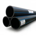 مواسير HDPE نيبروبلاست PE 100 ضغط 12.5 بار قطر خارجي 500 مم سمك 36.8 مم لون اسود