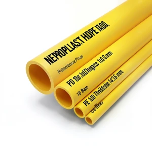 Neproplast HDPE Pipes PE 100 Pressure 16 Bar Outside Diameter 160 mm Thickness 14.6 mm Yellow | NEPROPLAST