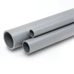 مواسير UPVC ضغط 16 بار قطر خارجي 140 مم سمك 10.4 مم لون رمادي