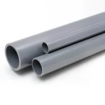 مواسير UPVC ضغط 16 بار قطر خارجي 25 مم سمك 1.9 مم لون رمادي