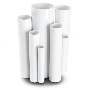 مواسير UPVC مقاس 6 إنش سمك 6.48 مم ضغط 11 بار لون أبيض