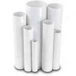 UPVC Pipes 6 inch Size 5.18 mm Thickness 8.6 Bar Pressure White