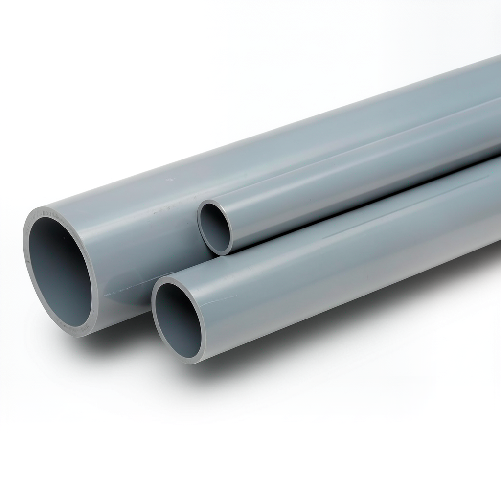 UPVC Pipes Nominal Pressure 4 Bar Outside Diameter 400 mm Thickness 7.9 mm Gray