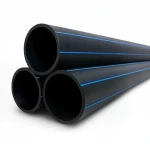 مواسير HDPE نيبروبلاست PE 100 ضغط 12.5 بار قطر خارجي 500 مم سمك 36.8 مم لون اسود