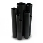 مواسير UPVC مقاس 6 إنش سمك 6.48 مم ضغط 11 بار لون اسود