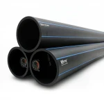 مواسير HDPE نيبروبلاست PE 100 ضغط 12.5 بار قطر خارجي 630 مم سمك 46.3 مم لون اسود