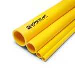 HDPE Pipes PE 100 Pressure 16 Bar 200 mm Diameter 18.2 mm Thickness Yellow | NEPROPLAST