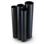 Al-Rajhi HDPE Pipe PE 63 Schedule 4 Bar 800 mm OD 30.6 mm Thickness Black