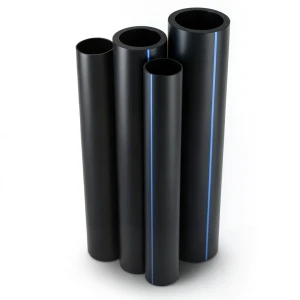 مواسير HDPE لبولي ايثيلين PE 63 ضغط 4 بار قطر خارجي 800 مم سمك 30.6 مم لون أسود