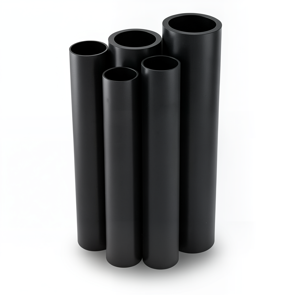 أنابيب HDPE الراجحي PE 63 ضغط 4 بار قطر 900 مم سمك 34.4 مم أسود