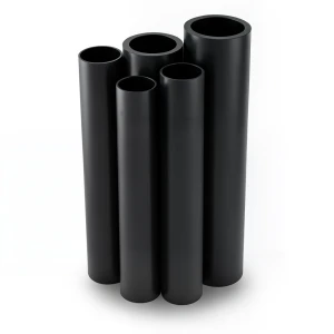 Al-Rajhi HDPE Pipes PE 63 Pressure 4 Bar Diameter 900 mm Thickness 34.4 mm Black