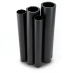 HDPE Pipes PE 63 Pressure 4 Bar Outside Diameter 1000 mm Thickness 38.2 mm Black