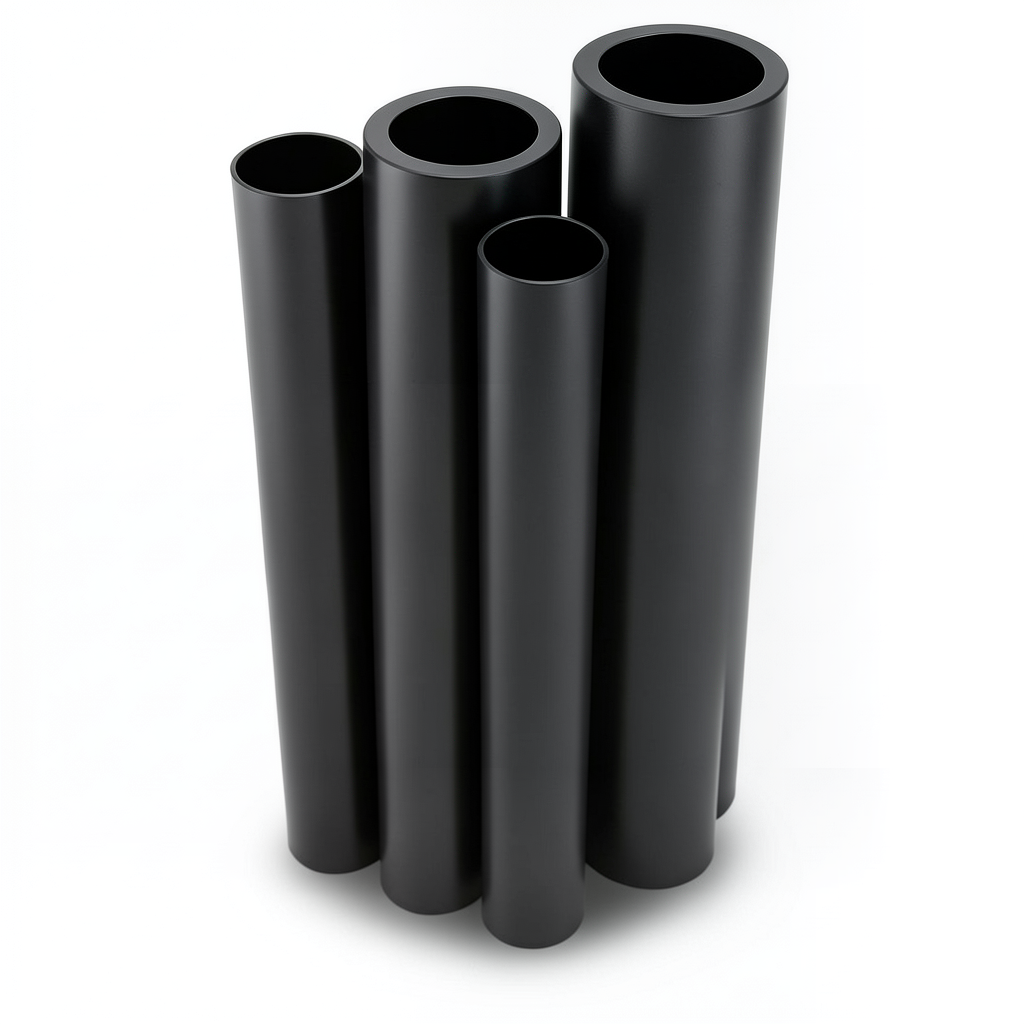 أنابيب HDPE PE 63 ضغط 4 بار قطر خارجي 1000 مم سمك 38.2 مم لون أسود
