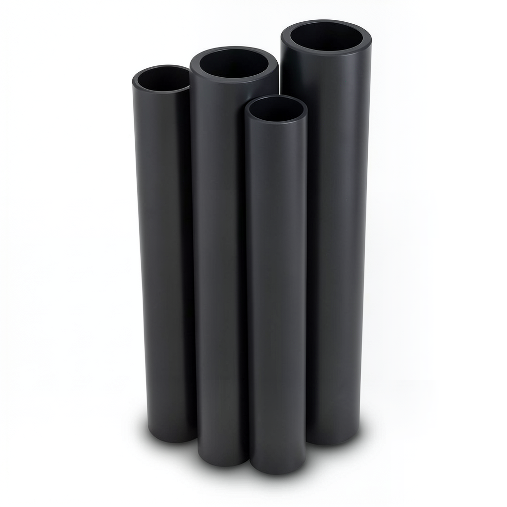 أنابيب HDPE الراجحي PE 63 ضغط 4 بار قطر خارجي 1400 مم سمك 53.5 مم لون أسود