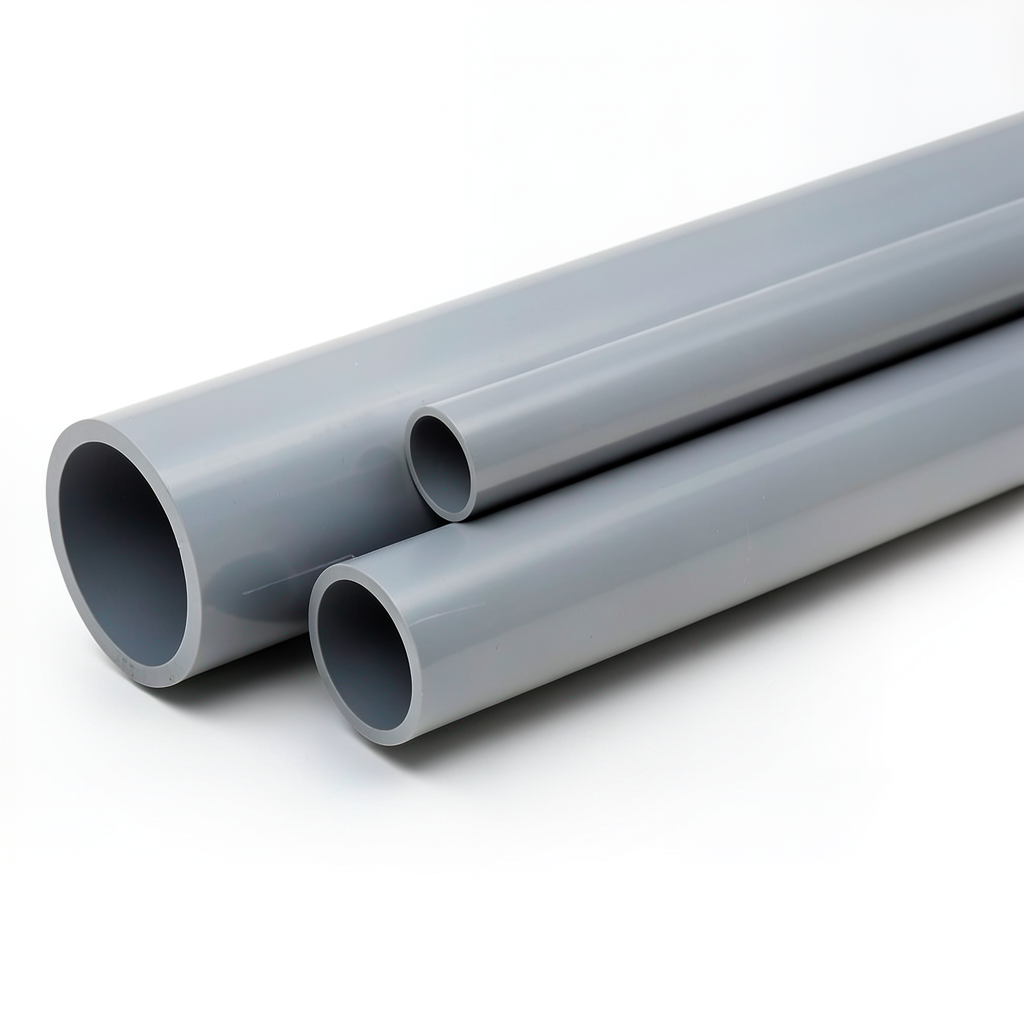UPVC Pipes Pressure 16 Bar Outside Diameter 75 mm Thickness 5.6 mm Gray