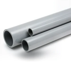 UPVC Pipes Pressure 4 Bar Outside Diameter 250 mm Thickness 4.9 mm Gray