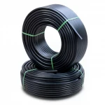 أنابيب HDPE الراجحي  ضغط 12.2 كجم قوة / سم²  مقاس ¼ 1 إنش سمك 6.8 مم لون اسود