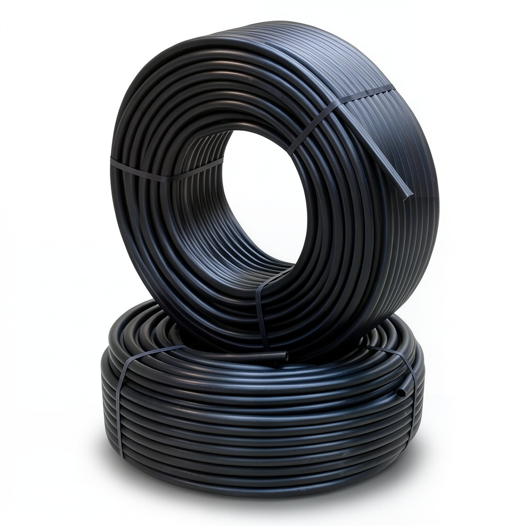 أنابيب HDPE الراجحي PE 80 ضغط 8 بار قطر خارجي 32 مم سمك 2 مم لون أسود
