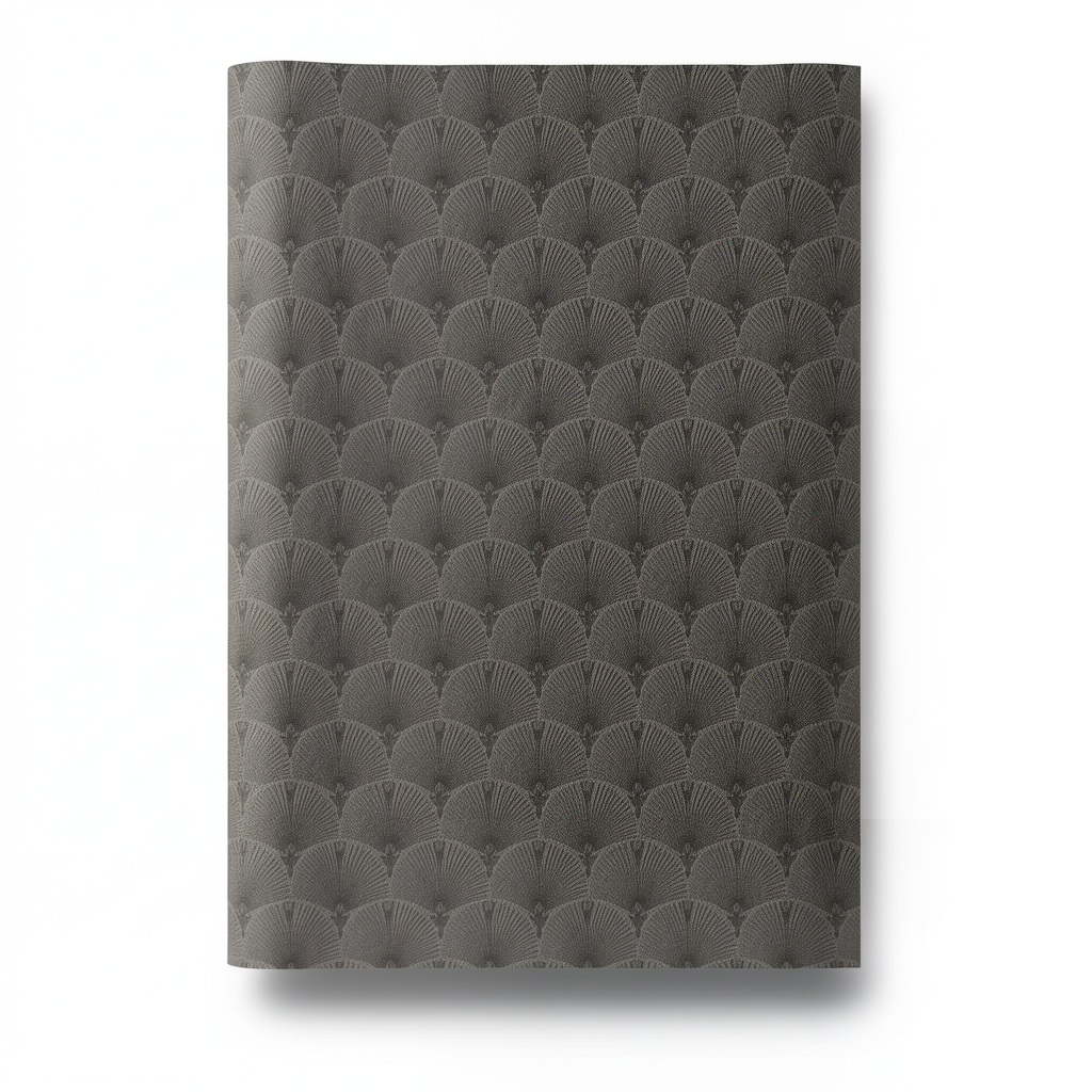 Patterned Wall Decoration 10m x 0.53m Dark Beige