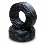 Al-Rajhi HDPE Pipes  Pressure 9.1 kgf/cm²  Size 4 inch Thickness 9.6 mm Color Black