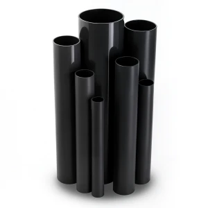 مواسير UPVC مقاس 4 إنش ضغط 17.2 بار سمك 6.73 مم لون اسود