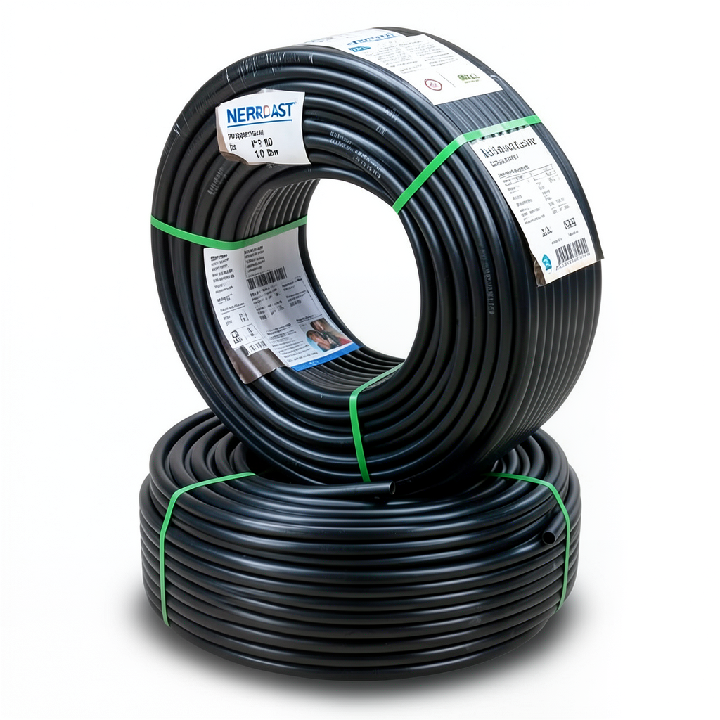 HDPE Pipes PE 100 Pressure 10 Bar Outside Diameter 63 mm Thickness 3.8 mm Black | NEPROPLAST