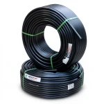 أنابيب HDPE PE 100 ضغط 10 بار قطر 75 مم سمك 4.5 مم لون أسود | نيبروبلاست